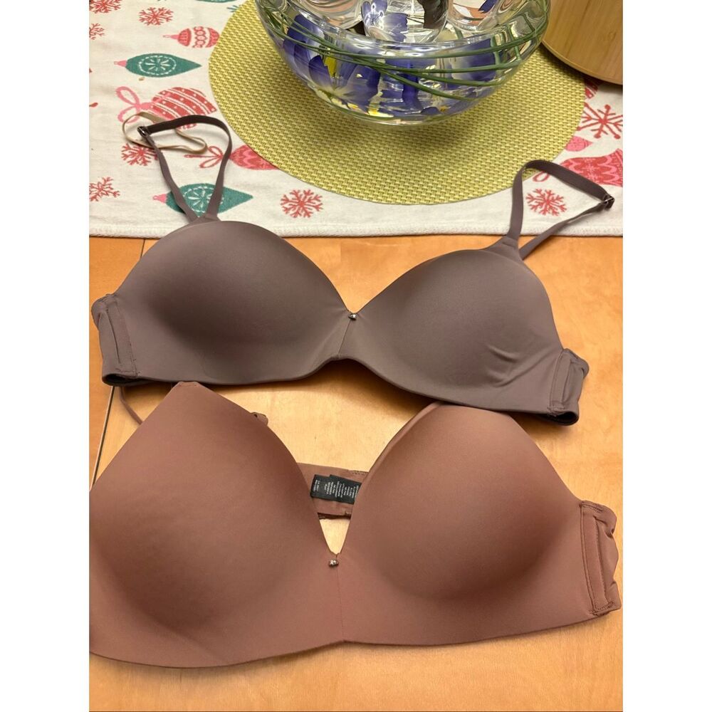 Lot of 2 Montelle Intimates Wireless Bras, 36B